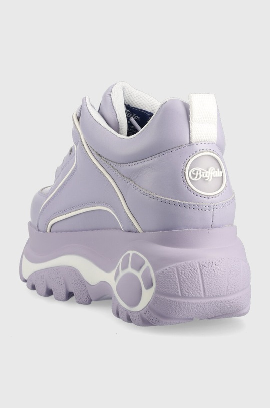 Obuwie Buffalo sneakersy skórzane 1339-14 2.0 1533296.PUR fioletowy