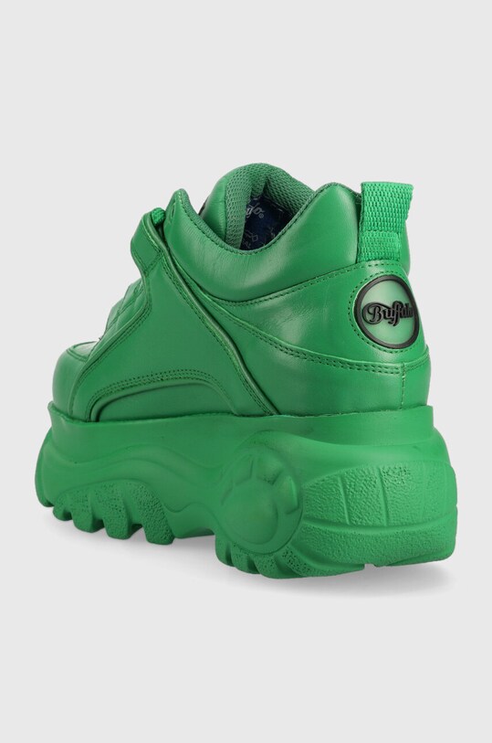 Obuwie Buffalo sneakersy skórzane 1339-14 2.0 1533299.GRN zielony