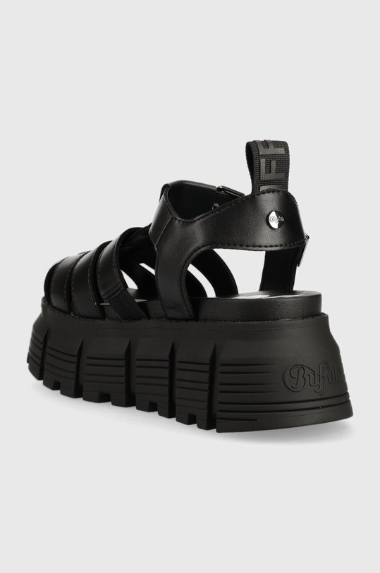 Obuwie Buffalo sandały Ava Fisher 1602118.BLK czarny