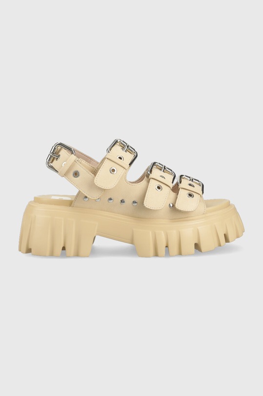 Buffalo sandały Lion Hard 5-8 cm beżowy 1602136.CRM