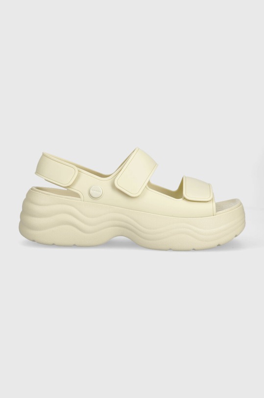 Crocs sandały Skyline Slide pozostałe beżowy 208183.2Y2
