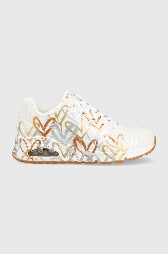 Αθλητικά Skechers πλατφόρμα λευκό 155523