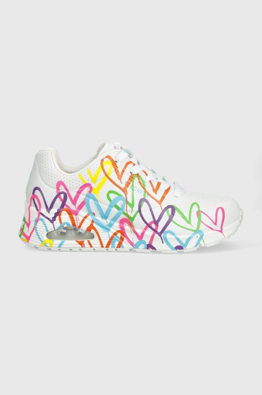 Tenisky Skechers SKECHERS X JGOLDCROWN imitácia kože biela 177981