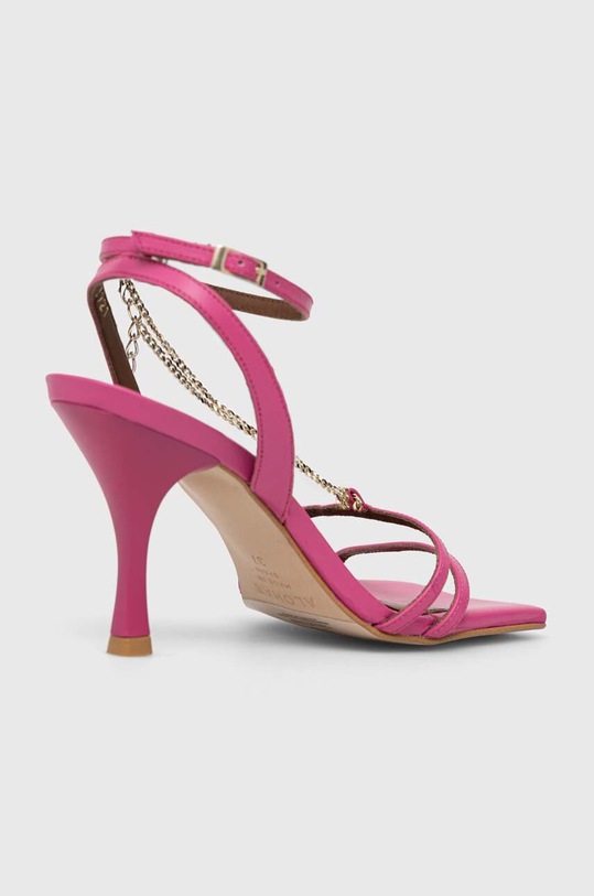 Obuwie Alohas sandały skórzane HEWEP1C7.84 różowy