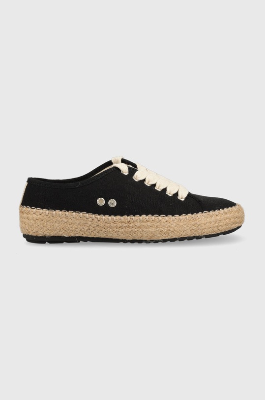 Emu Australia espadryle Agonis Organic tekstylny czarny W12883.BLAK