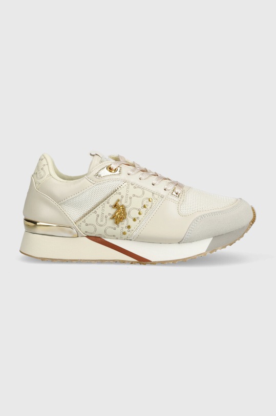 Αθλητικά U.S. Polo Assn. FRIDA υφασμάτινο μπεζ FRIDA013W.BYT1