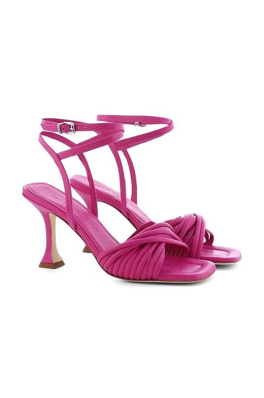 Δερμάτινα πέδιλα Kennel & Schmenger Nora 91.87620.318 ροζ SS23