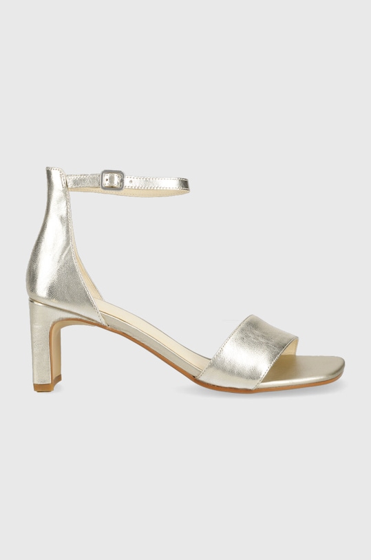 Kožne sandale Vagabond Shoemakers Luisa široka potpetica zlatna 5312.483.81