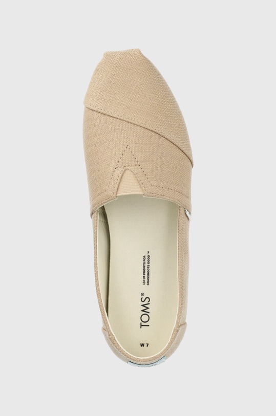Espadrilky Toms Alpargata béžová 10019632