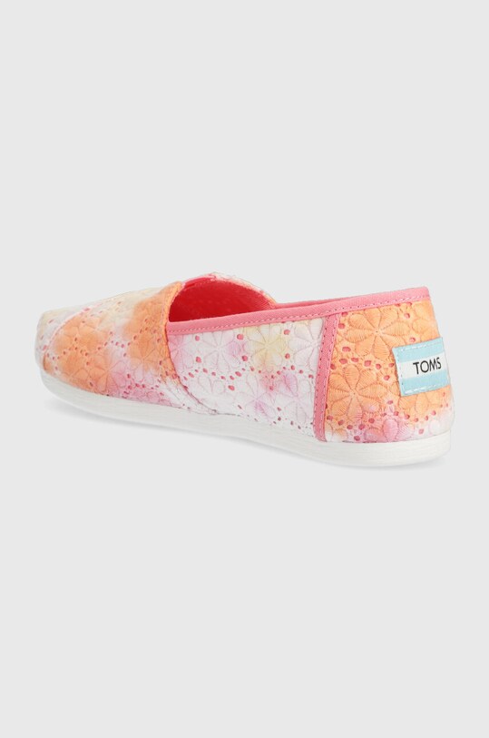 Obuwie Toms espadryle Alpargata 10019647 pomarańczowy