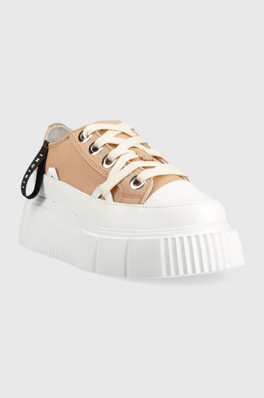 Tenisky Inuikii Matilda Canvas Low 23 30102.024.Black béžová SS23