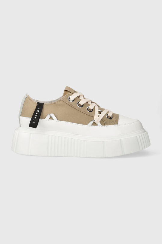 Кеды Inuikii Matilda Canvas Low 23 кожа зелёный 30102.024.Black