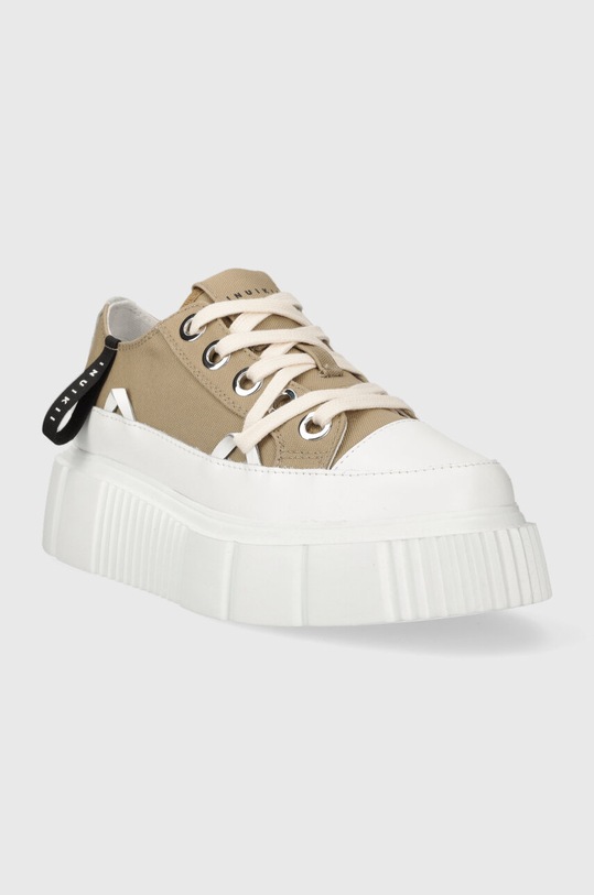 Кеды Inuikii Matilda Canvas Low 23 30102.024.Black зелёный SS23