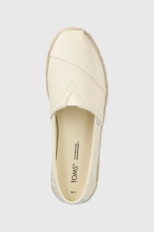 Espadrilky Toms Alpargata Rope béžová 10019682