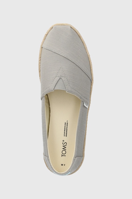 Toms espadryle Alpargata Rope szary 10019690