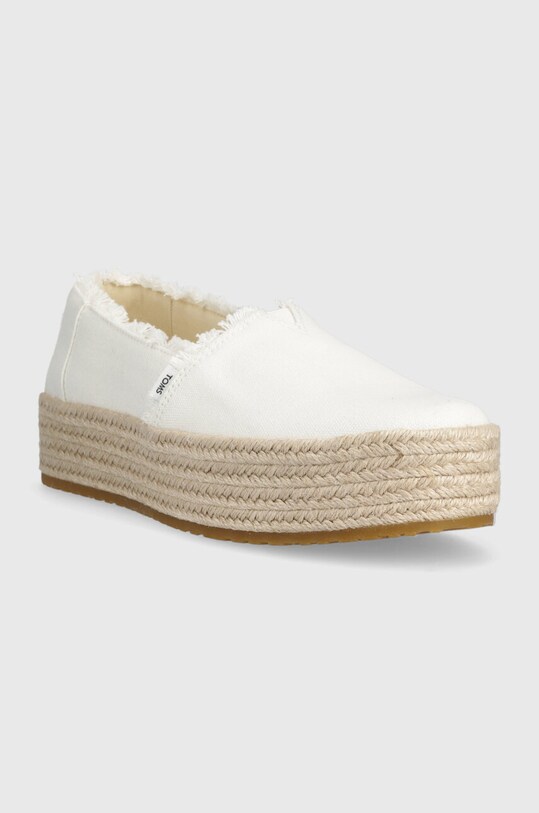 Espadrilky Toms Valencia 10019820 biela SS23