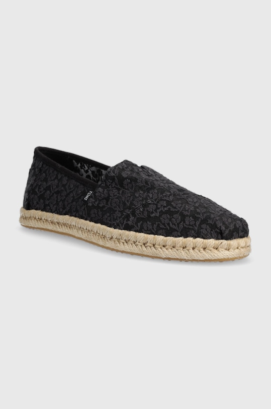 Toms espadryle Alpargata Rope 10019818 czarny SS23