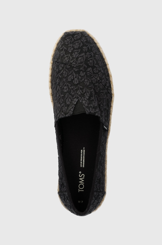 Toms espadryle Alpargata Rope czarny 10019818