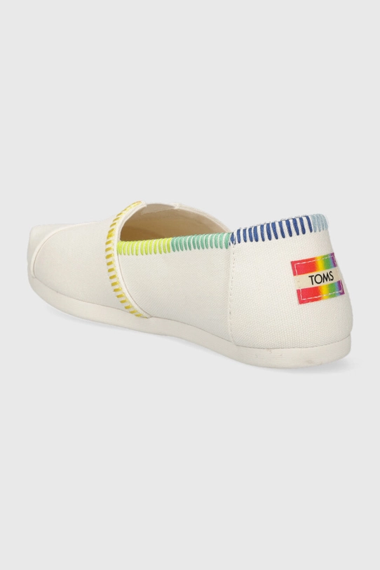 Toms espadrile Alpargata alb 10019520