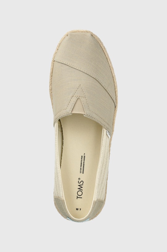 Espadrilky Toms Alpargata Rope béžová 10019673