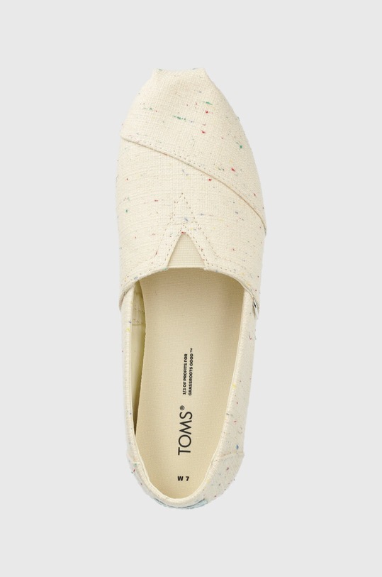 Toms espadryle Alpargata beżowy 10019657