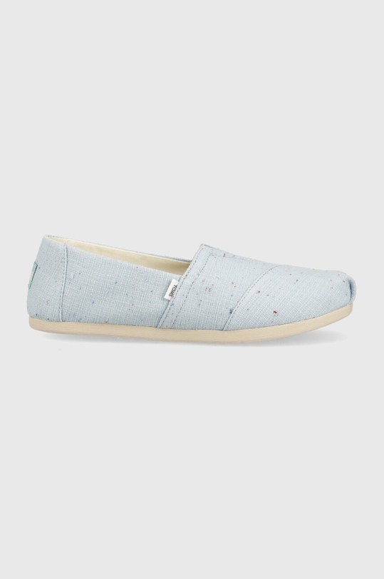 Espadrilky Toms Alpargata textilný modrá 10019660