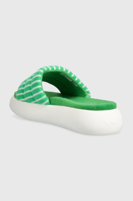 Încălțăminte Toms papuci Alpargata Mallow Slide 10019721 verde