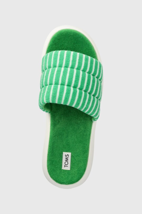 Toms papuci Alpargata Mallow Slide verde 10019721