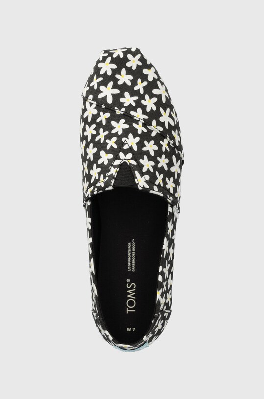 Espadrilky Toms Alpargata čierna 10019675