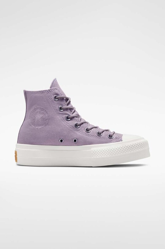 Converse tenisi Chuck Taylor All Star Lift HI platformă violet A05014C