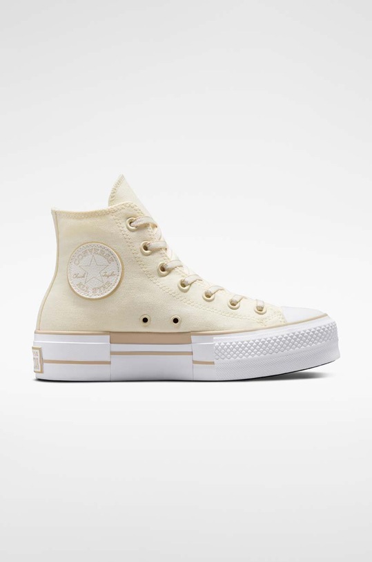 Converse scarpe da ginnastica Chuck Taylor All Star Lift HI platform beige A05009C