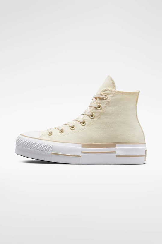 Converse scarpe da ginnastica Chuck Taylor All Star Lift HI beige A05009C