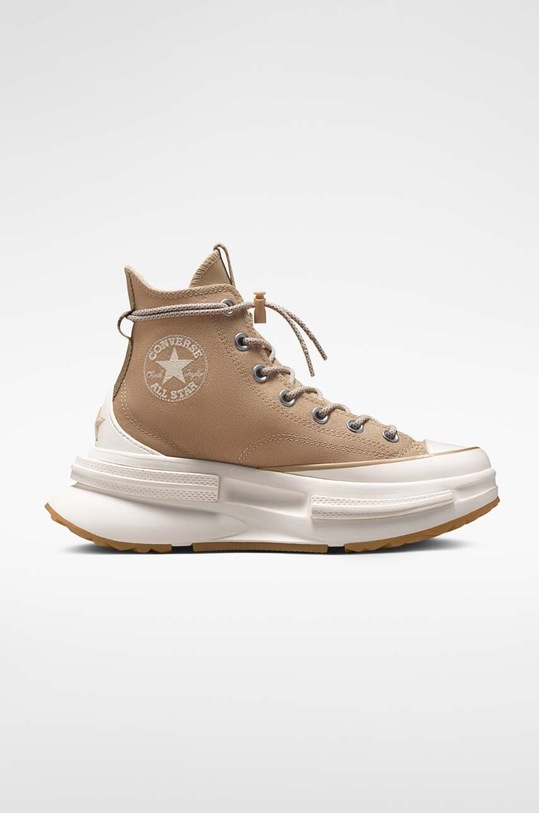 Πάνινα παπούτσια Converse Run Star Legacy CX πλατφόρμα μπεζ A05054C