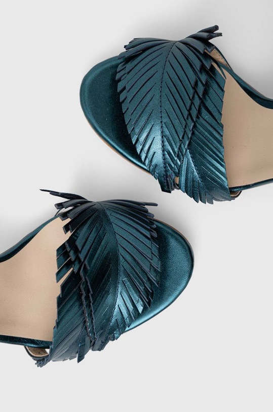 Шкіряні сандалі Baldowski бірюзовий D02417.VALD.003