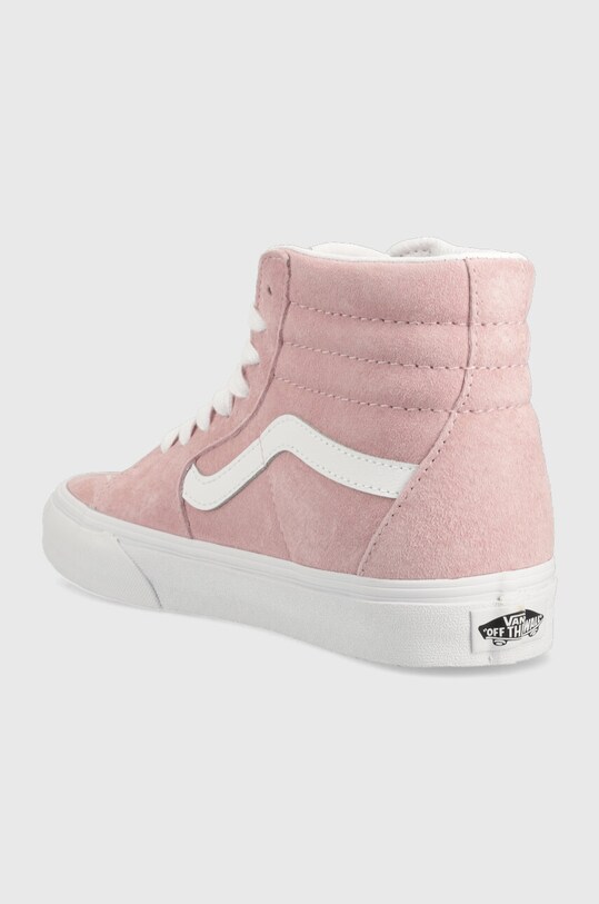 Boty Semišové tenisky Vans SK8-Hi VN0A4BVT2PT1 růžová