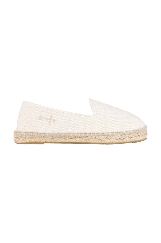 Espadrilky Manebi Flat Espadrilles textilný biela O.7.0.N0