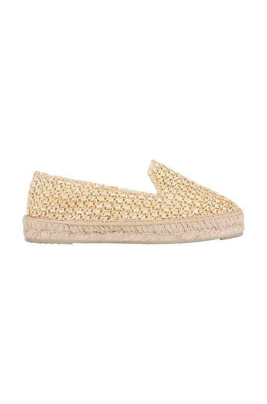 Espadrilky Manebi Flat Espadrilles textilný béžová V.2.7.N0