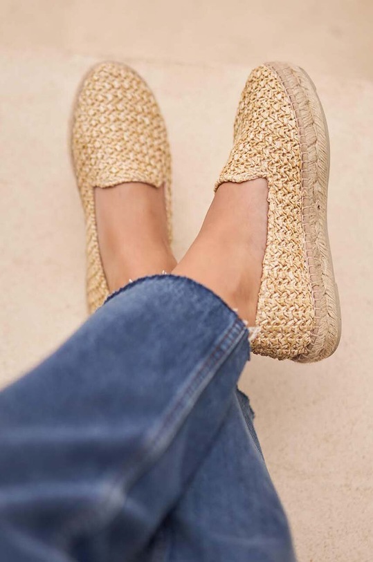 Espadrilky Manebi Flat Espadrilles béžová V.2.7.N0