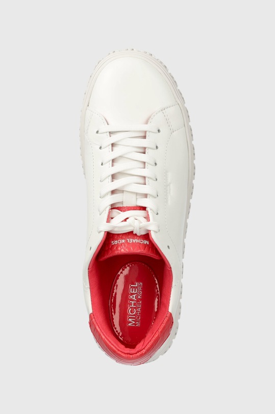 MICHAEL Michael Kors sneakersy skórzane Grove biały 43S3GVFS2L.615