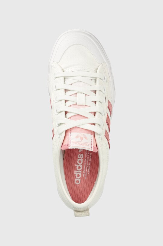 Πάνινα παπούτσια adidas Originals Nizza λευκό FZ6188