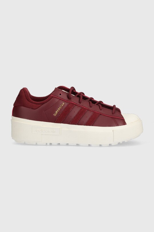 Αθλητικά adidas Originals SUPERSTAR BONEGA X SHARED φλατ μπορντό HQ6045
