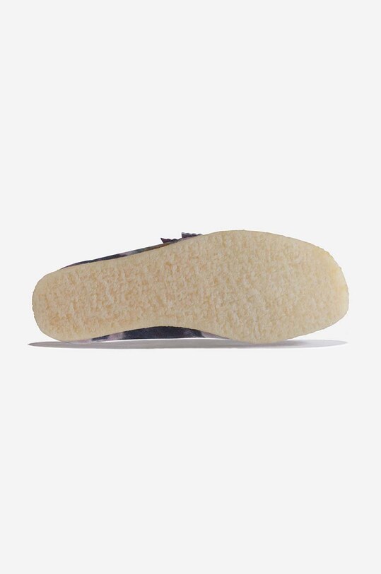 Clarks suede plimsolls Wallabee 26169917 violet SS23