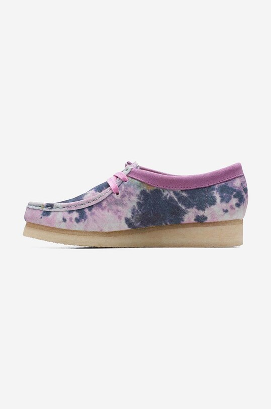 Παπούτσια Σουέτ sneakers Clarks Wallabee 26169917 μωβ