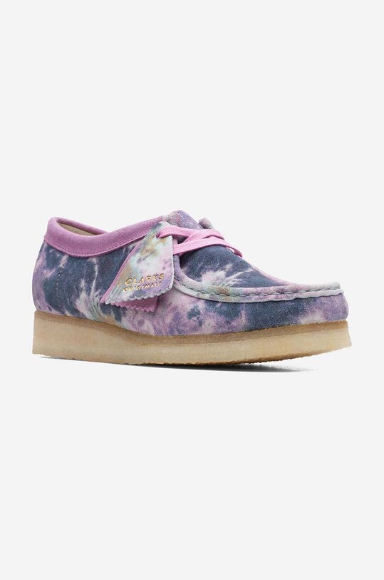 Clarks suede plimsolls Wallabee violet 26169917