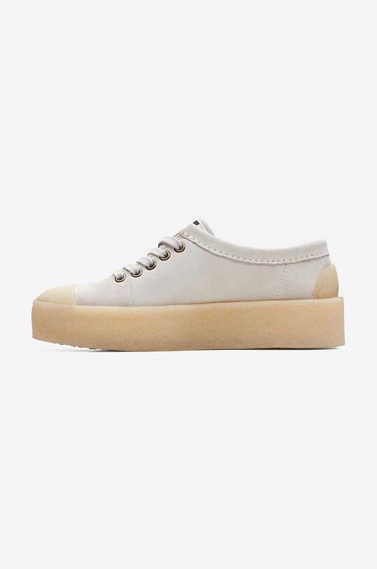 Shoes Clarks suede plimsolls Tor Hoop 26172600 beige