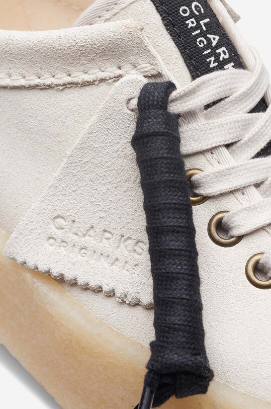 Clarks Originals teniși din piele întoarsă Tor Hoop 26172600 bej