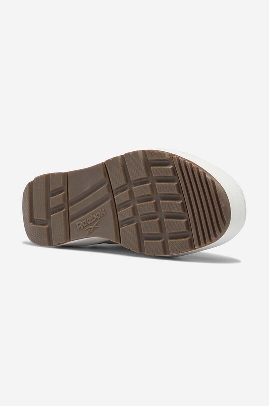 Reebok Classic sneakersy skórzane Club C Geo Mid GV7034 beżowy SS23