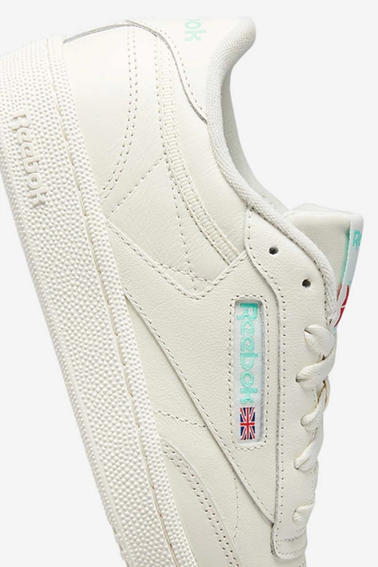 Kožené tenisky Reebok Classic Club C 85 HQ0947 béžová