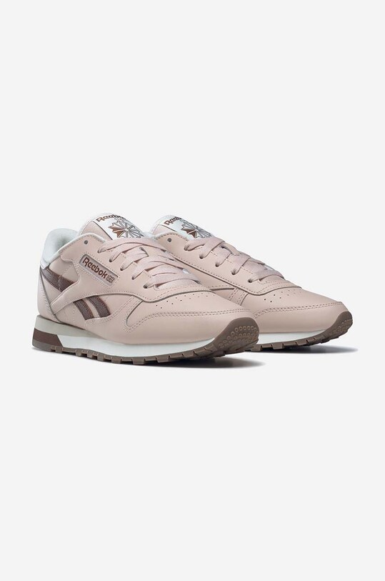 Reebok Classic sneakersy skórzane Leather brązowy IF7412