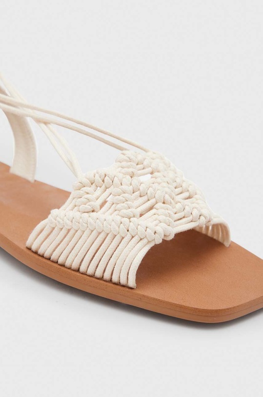 Obuwie AllSaints sandały skórzane Donna Sandal WF690Y biały